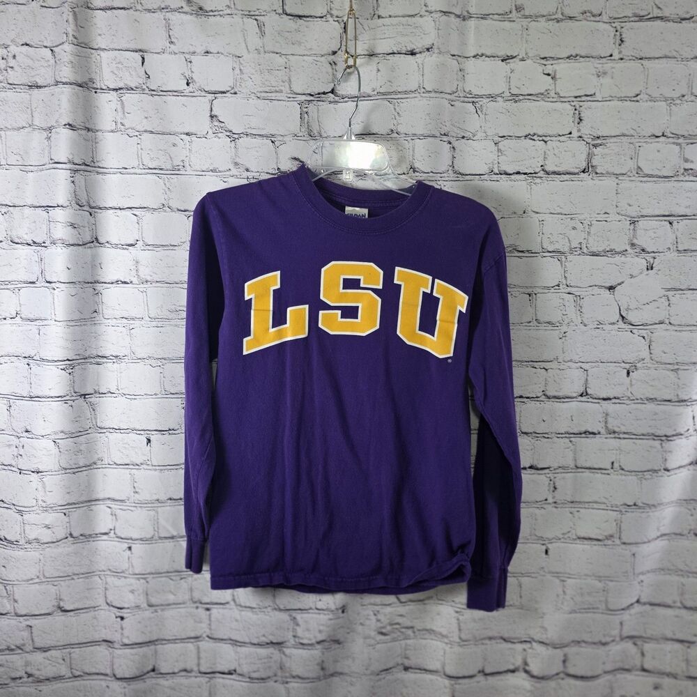 LSU Tigers Men's Small Purple Longsleeve Shirt